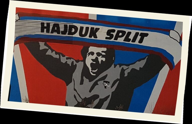 Hrvatski nogometni klub Hajduk Split, HNK Hajduk Split Flag in