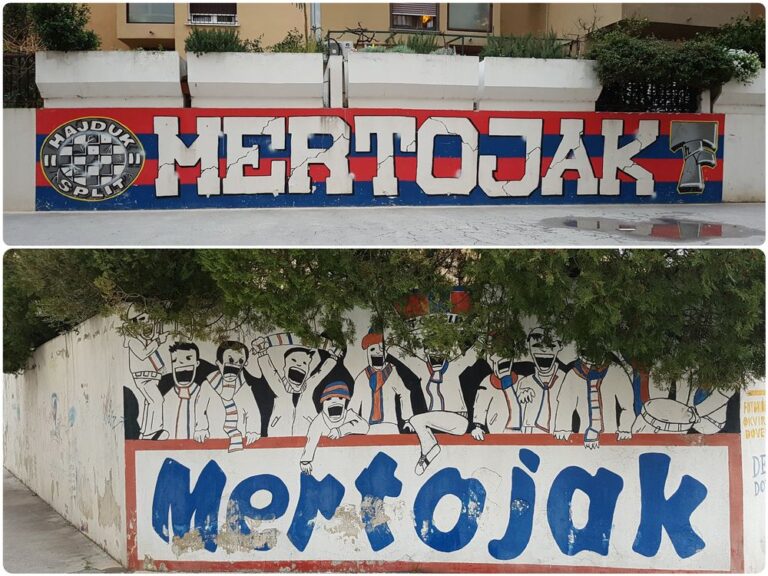 Murali i grafiti Torcida Mertojak