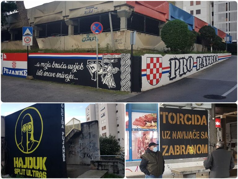 Grafit Torcida uz navijače sa zabranom i Hajduk Ultras